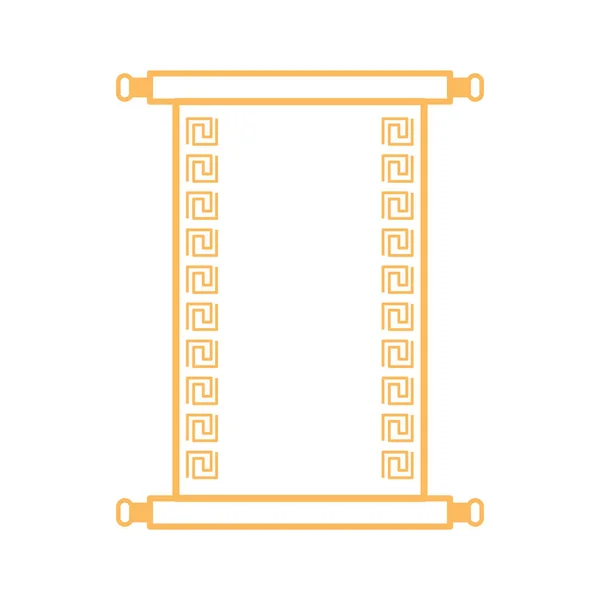 Traditioneel scroll oosterse element decoratie lijn ontwerp — Stockvector