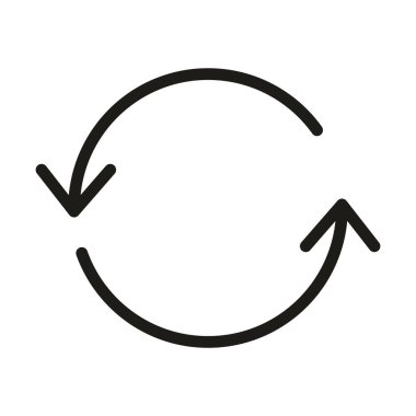 kullanıcı arayüzü okları yeniden yükle ağ ve mobil uygulama doğrusal biçimi