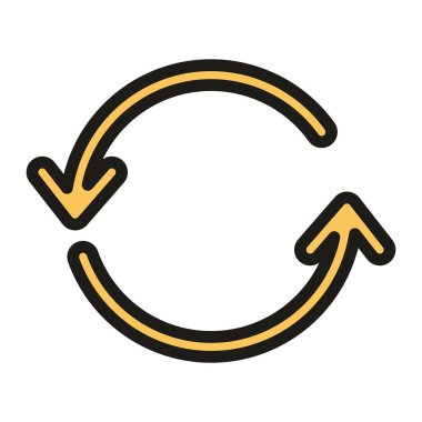 kullanıcı arayüzü okları yeniden yükle ağ ve mobil uygulama doğrusal ve doldur