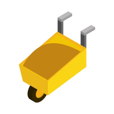 inşaat el arabası ekipmanları eşölçümsel