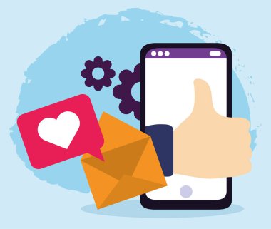 akıllı telefon el gibi e-posta uygulama iletişimi takip