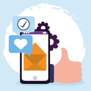 akıllı telefon gibi mesaj gibi romantik iletişim