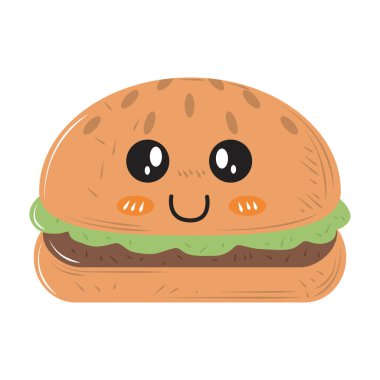 Şirin kawaii hamburgeri.