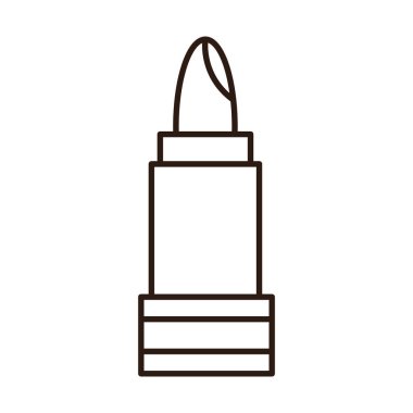 ruj makyaj kozmetik aksesuar çizgisi simgesi