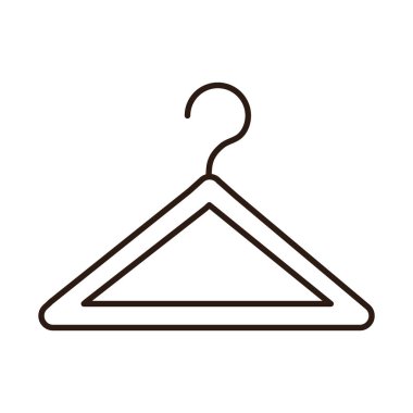 askı aksesuar giyim çizgisi simgesi
