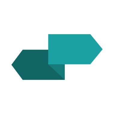 yeşil kurdele süsleme simgesi izole