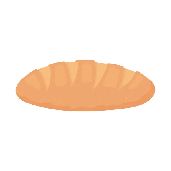 Pekařský chléb čerstvé potraviny ikona izolované design — Stockový vektor