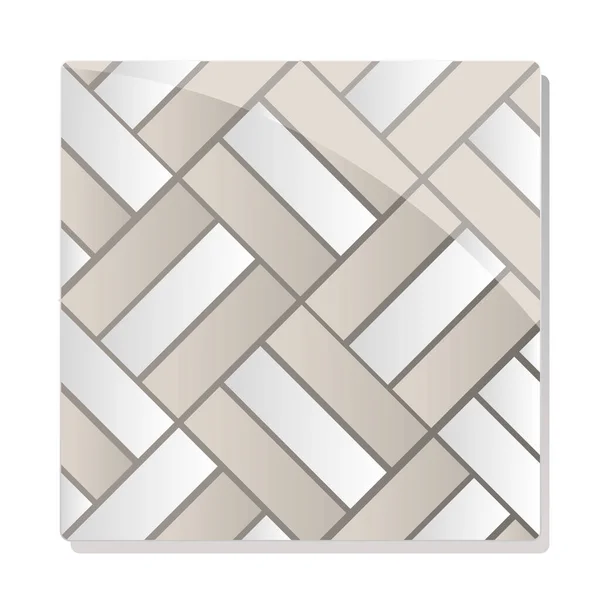 Einfache Rechtecke Parkett tessellation Fliesen — Stockvektor