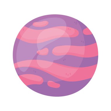 Gezegen uzayı astronomi çizgi film stili