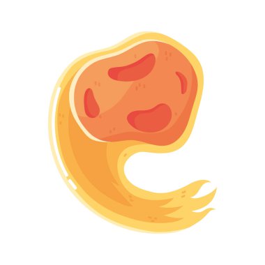 uzay kuyruklu yıldızı astronomi çizgi film biçimi