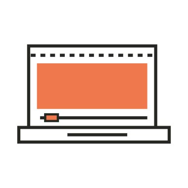 dijital pazarlama laptop teknolojisi ağı çevrimiçi ve doldur