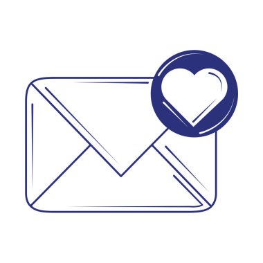 Mavi satır doldurma biçimi gibi sosyal medya e- postası