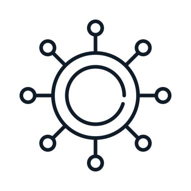 Coronavirüs covid 19 virüs sağlık hattı ikonu