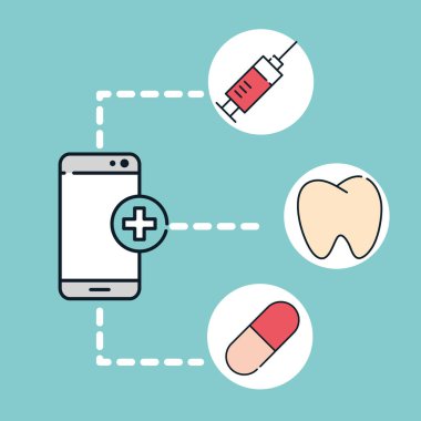 akıllı telefon çevrimiçi hizmet ve sağlık sağlık hizmetlerini destekle