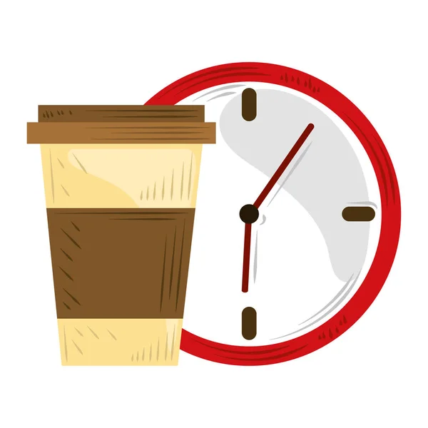 Servicio de entrega rápida todos los tiempos cafetería — Archivo Imágenes Vectoriales
