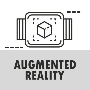 Arttırılmış gerçeklik giyilebilir akıllı saat teknoloji çizgisi biçimi