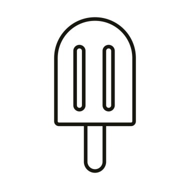 Kutlama partisinde dondurma, çizgi simgesi tarzı