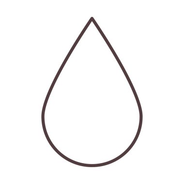 hava damlası iklim çizgisi simgesi biçimi