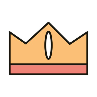 karikatür krallığı kraliyet mücevheri kutlaması partisi, sıra ve dolgu stili