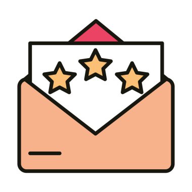 Yıldızlı doğum günü davetiyesi, kutlama partisi, sıra ve dolum stili.