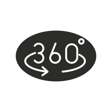 Artırılmış gerçeklik 360 derece etkileşimli siluet biçimi