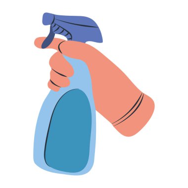 Temizlik, eldiven ve tuvalet fırçası aletleri