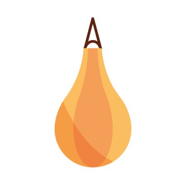 Spor salonu armut yumruklama ekipmanları düz stil.