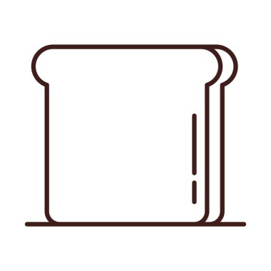 Kahvaltı dilimleri yemek kuyruğu tarzı