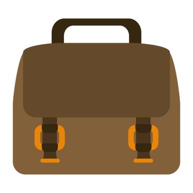 bavul aksesuar iş simgesi çizgi filmi