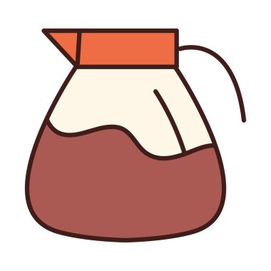 Kahvaltıda çaydanlık kahvesi taze içecek kuyruğu ve doldurma tarzı.