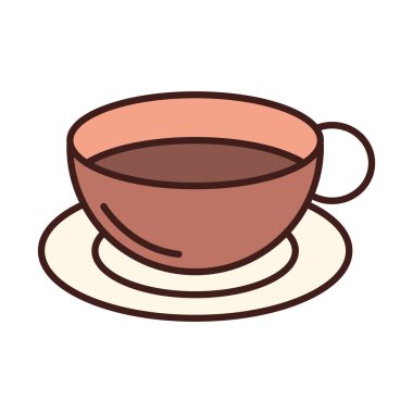 Kahvaltı kahve fincanı çay tabağı hizasında ve dolum stili