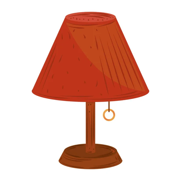 Décoration lampe ornement icône classique design — Image vectorielle