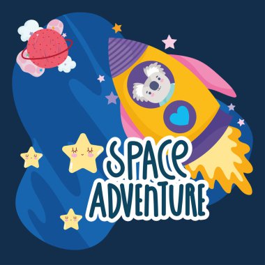 Uzay koalası roket seyahati macerasında hayvan çizgi filmlerini keşfediyor.