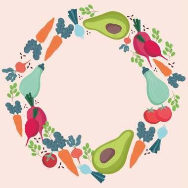 taze sebzelerin yiyecek deseni havuç turp tasarımı içerir.