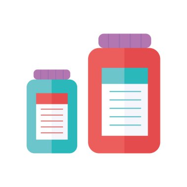 Kimya tıp eczanesi bilimi düz stil