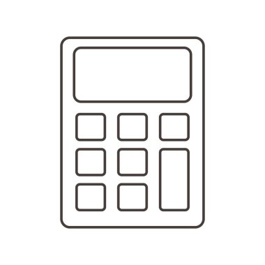 Hesap makinesi matematik bilim çizgi çizgisi biçimi