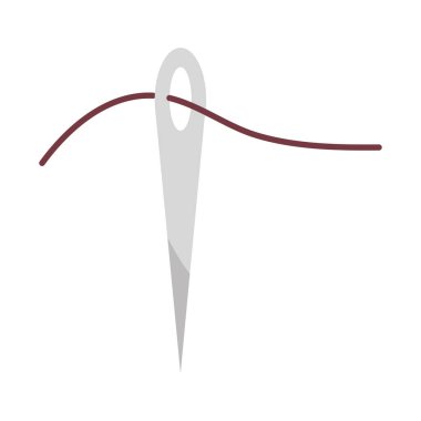 İplik vektör dizaynlı iğne