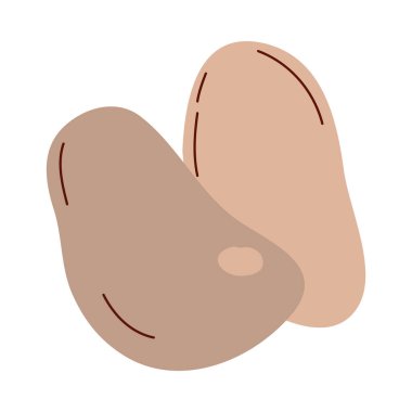 patates sebze ikonu vektör tasarımı