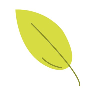 Yaprak simgesi izole vektör tasarımı