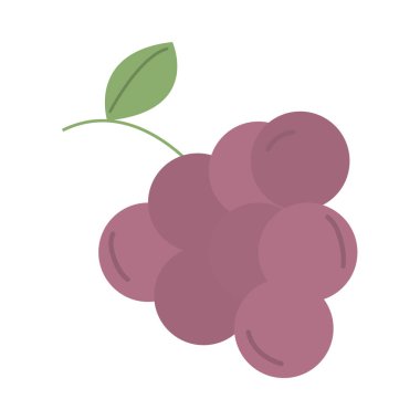 üzümler meyve ikonu vektör tasarımı