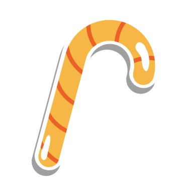 Tatlı baston şeker vektör tasarımı