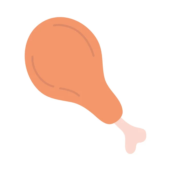 Tavuk simgesi izole vektör tasarımı — Stok Vektör