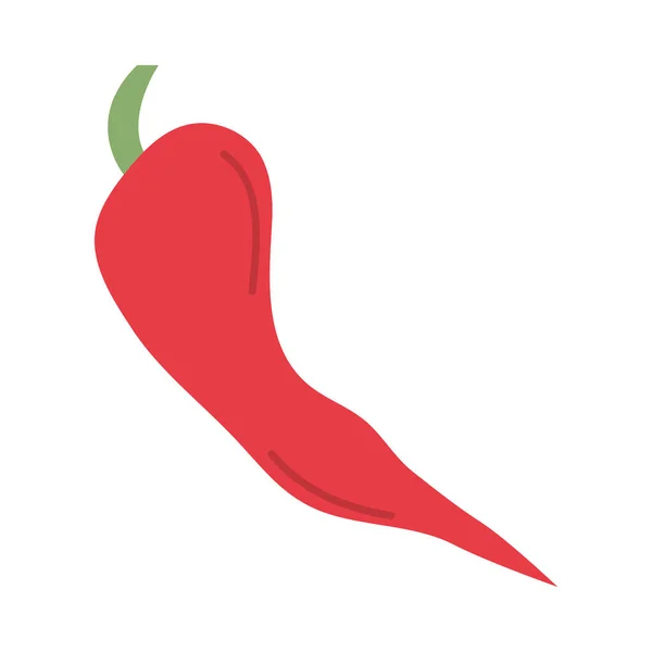 Chili grönsak ikon vektor design — Stock vektor