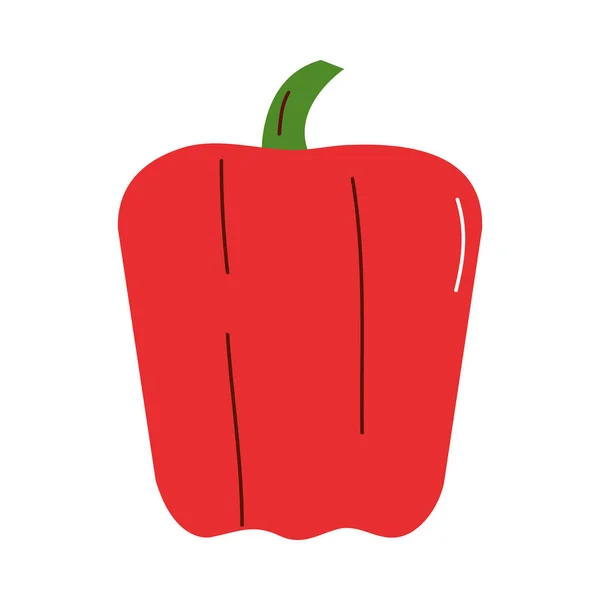 Pimienta vegetal icono vector de diseño — Vector de stock