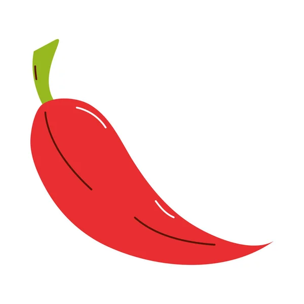 Design vektoru ikon chilli zeleniny — Stockový vektor