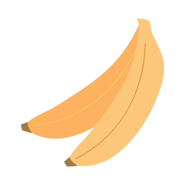 Bananas fruta icono vector de diseño — Vector de stock