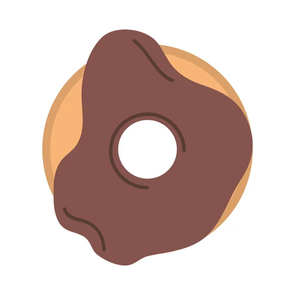 Dulce donut icono vector de diseño — Vector de stock