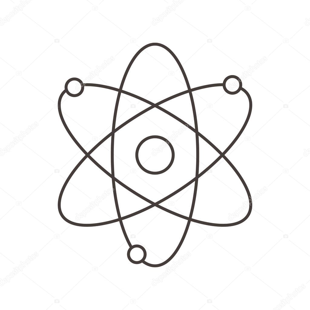 chemistry molecule atom science line style