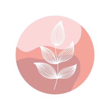 Soyut bitki bitkisinin özet örtüsü.