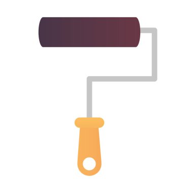 paten boya renk yapısı ve yenileme aracı simgesi, ev onarım konsepti